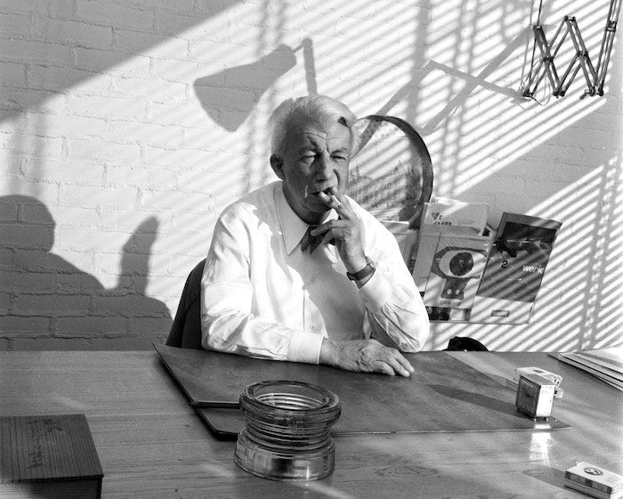 Willem Sandberg in the Stedelijk Museum